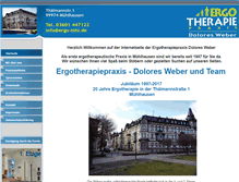 Tablet Screenshot of ergotherapie-muehlhausen.de